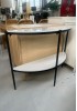 Gaius Semi Curved Console Table W100